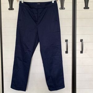 J.Crew Navy Kate Pant Navy Blue 6 Petite NWT